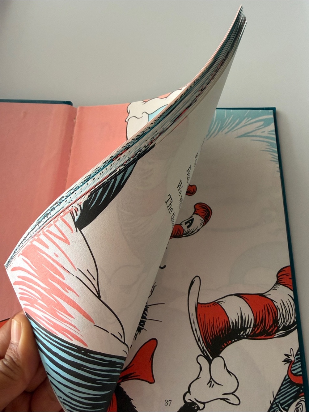 Dr. Seuss Cat in the Hat Comes Back - Teal, Red, White - Picture 6 of 8